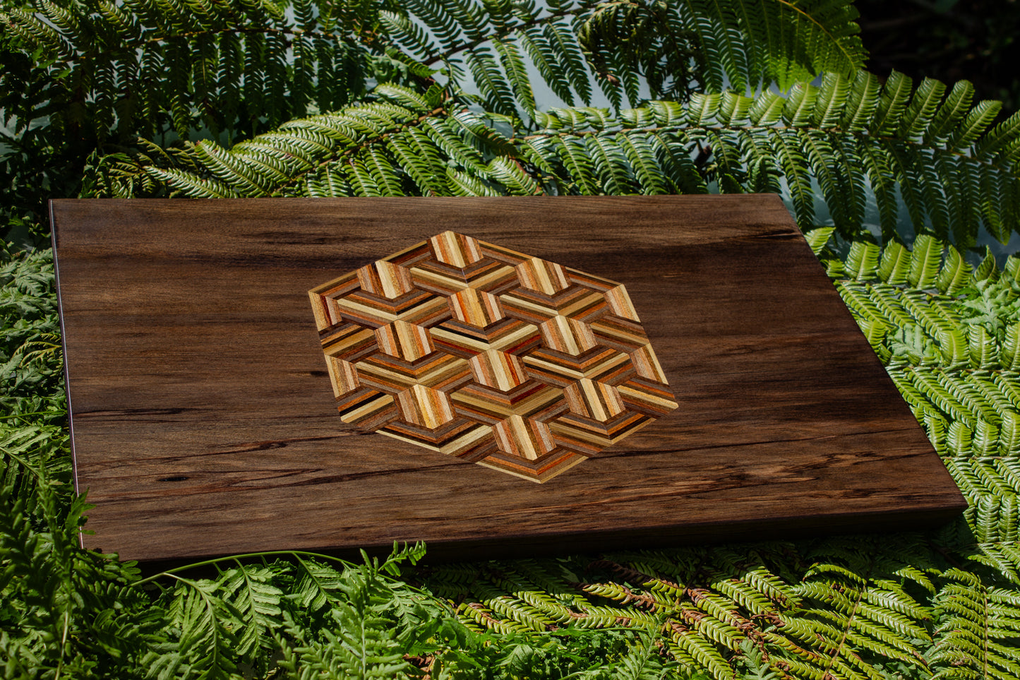 Sacred Balance - River Rimu Inlaid Board